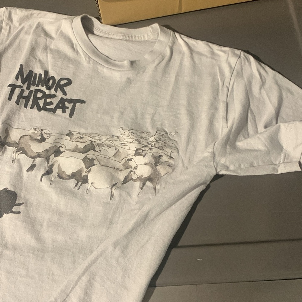 Minor Threat Black Sheep Tee No Tags - Gem